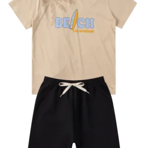 Conjunto beach brown