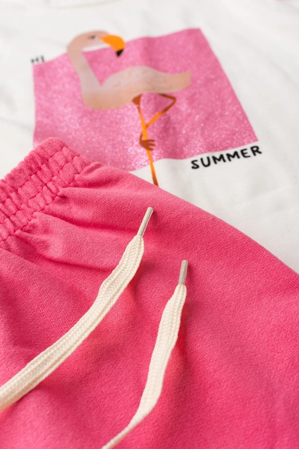 conjunto-infantil-feminino-brilho-de-flamingo-41846-cape conjunto-infantil-feminino-brilho-de-flamingo-41846-cape